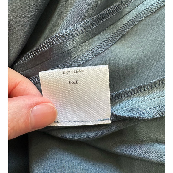 Elieen Fisher Blue Silk Skirt Set with Embellished Tank and Cardigan Size M - Picture 7 of 16